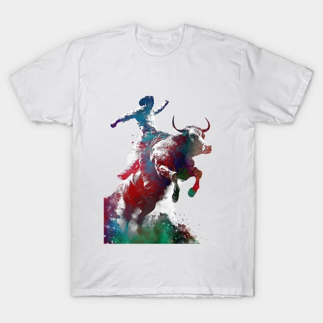 Rodeo rider sport art #rodeo T-Shirt by JBJart